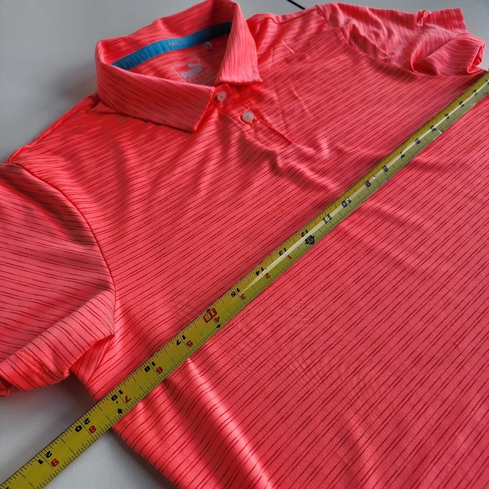 Adidas Climacool Polo Golf Shirt Women's Short Sleeves Orange Size L - Picture 8 of 11